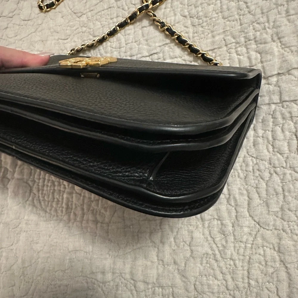 Tory Burch Black Leather Crossbody Bag - Picture 4 of 11